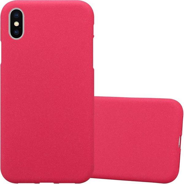 Cadorabo Custodia Protettiva Per Apple Iphone Xs Max Custodia In Rosso Telefono Cellulare Tpu Etui Cover Case-image