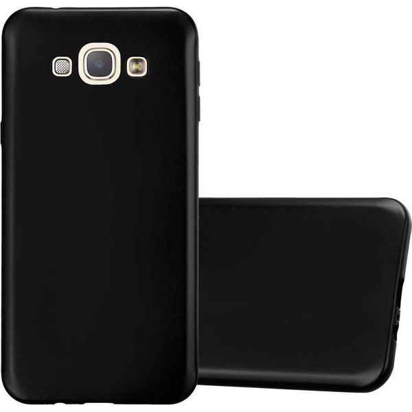 Cadorabo Custodia Protettiva Per Samsung Galaxy A8 2015 Cover In Nero Custodia Del Telefono Cellulare Tpu Custodia In Silicone Custodia Cover-image