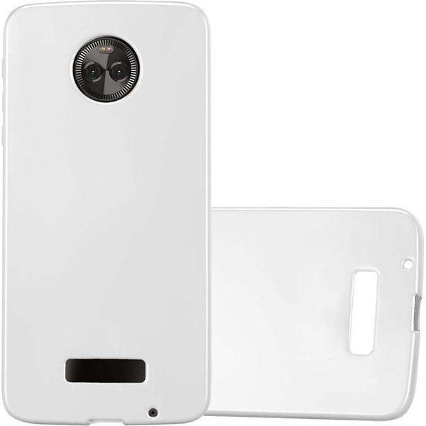 Cadorabo Custodia Protettiva Per Motorola Moto Z In Argento Custodia Del Telefono Cellulare Custodia In Silicone Tpu Custodia Cover-image