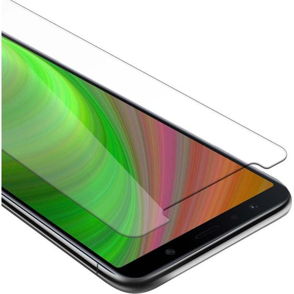 Cadorabo Pellicola Blindata Per Samsung Galaxy A7 2018 Pellicola Protettiva In Vetro Temperato Trasparente Di Protezione Del Display-image