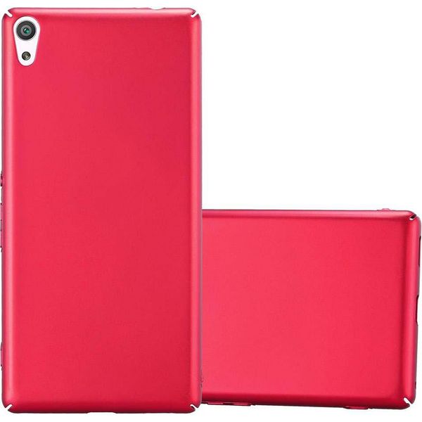 Cadorabo Custodia Per Sony Xperia Xa Ultra Copertura Protettiva In Rosso Custodia Rigida Per Telefono Cellulare Custodia-image