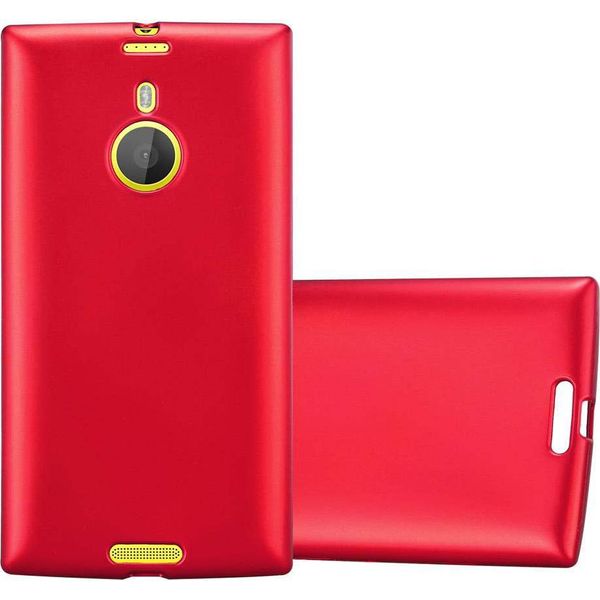 Cadorabo Custodia Protettiva Per Nokia Lumia 1520 Custodia In Rosso Custodia Per Cellulare Custodia In Silicone Tpu Custodia Cover-image