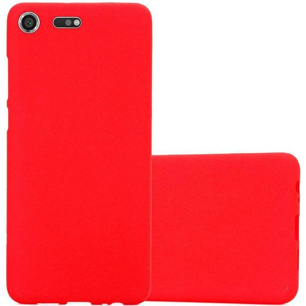 Cadorabo Custodia Protettiva Per Sony Xperia Xz Premium In Rosso Custodia Per Cellulare Tpu Etui Cover Case-image