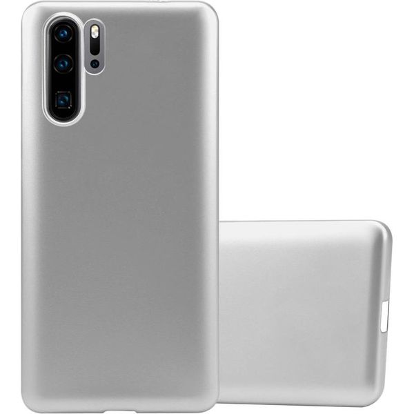 Cadorabo Copertura Protettiva Per Huawei P30 Pro In Argento Custodia Del Telefono Cellulare Custodia In Silicone Tpu Custodia Cover-image