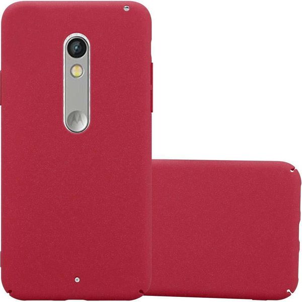 Cadorabo Custodia Protettiva Per Motorola Moto X Play Case In Rosso Custodia Rigida Custodia Per Cellulare Cover-image