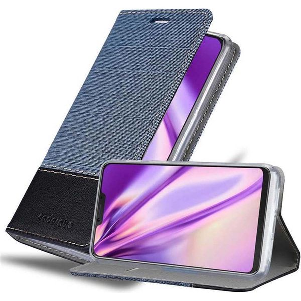 Cadorabo Custodia Per Cubot P20 Custodia Protettiva In Blu Custodia Per Cellulare Custodia A Libro Cover-image