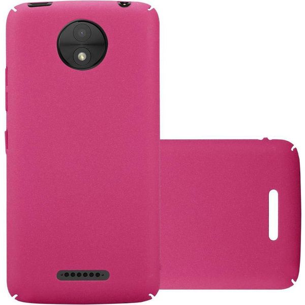 Cadorabo Custodia Protettiva Per Motorola Moto C Plus In Rosa Custodia Rigida Per Telefono Cellulare Cover-image