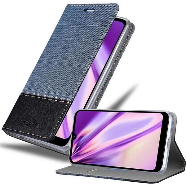 Custodia Cadorabo Per Lg K50 Custodia Protettiva In Grigio Custodia Per Cellulare Custodia A Libro Cover-image