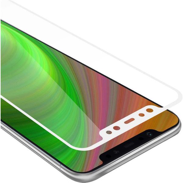 Cadorabo Pellicola Blindata Per Xiaomi Pocophone F1 Pellicola Protettiva In Bianco A Schermo Intero Vetro Temperato Di Protezione Del Display-image
