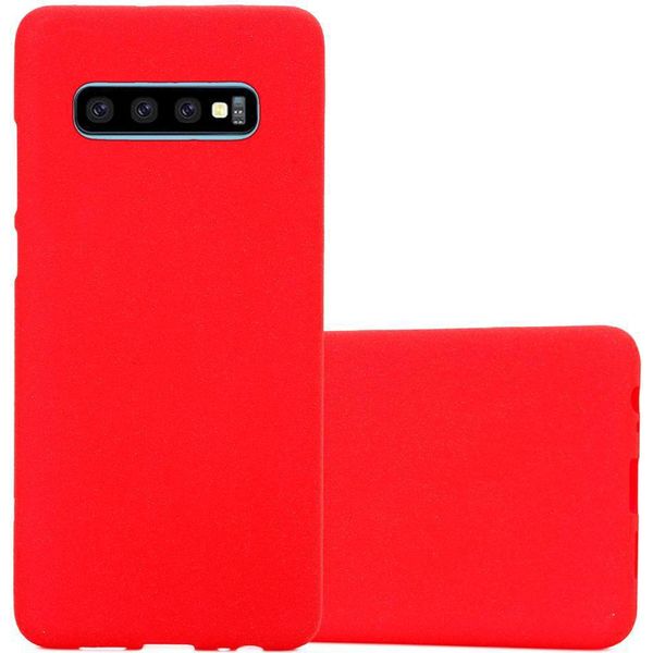 Cadorabo Custodia Protettiva Per Samsung Galaxy S10 Plus In Rosso Custodia Del Telefono Cellulare Tpu Etui Cover Case-image