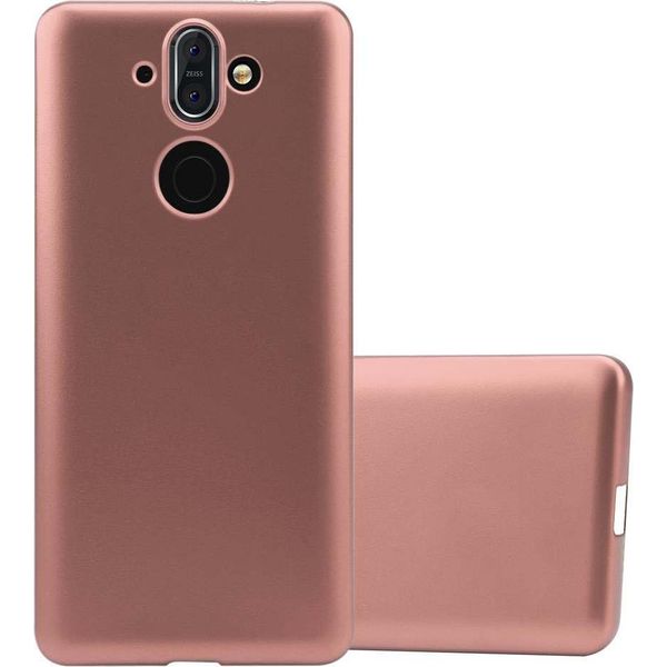 Cadorabo Custodia Protettiva Per Nokia 8 Sirocco In Rosa Custodia Del Telefono Cellulare Custodia In Silicone Tpu Custodia Cover Case-image