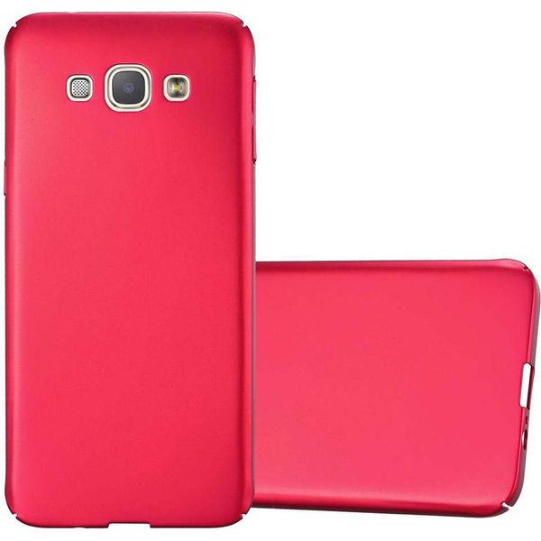 Cadorabo Cover Per Samsung Galaxy A8 2015 Cover Protettiva In Rosso Custodia Rigida Cover Per Telefono Cellulare-image