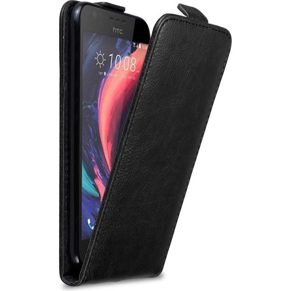 Custodia Cadorabo Per Htc Desire 10 Lifestyle / Desire 825 Custodia Protettiva In Nero Custodia Flip Per Cellulare Custodia Cover-image