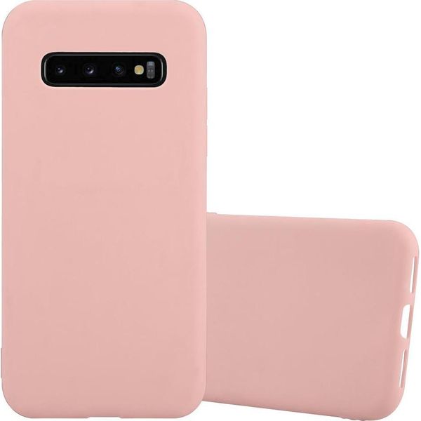 Custodia Cadorabo Per Samsung Galaxy S10 4G Custodia Protettiva In Rosa Custodia Del Telefono Cellulare Tpu Custodia In Silicone Copertura-image