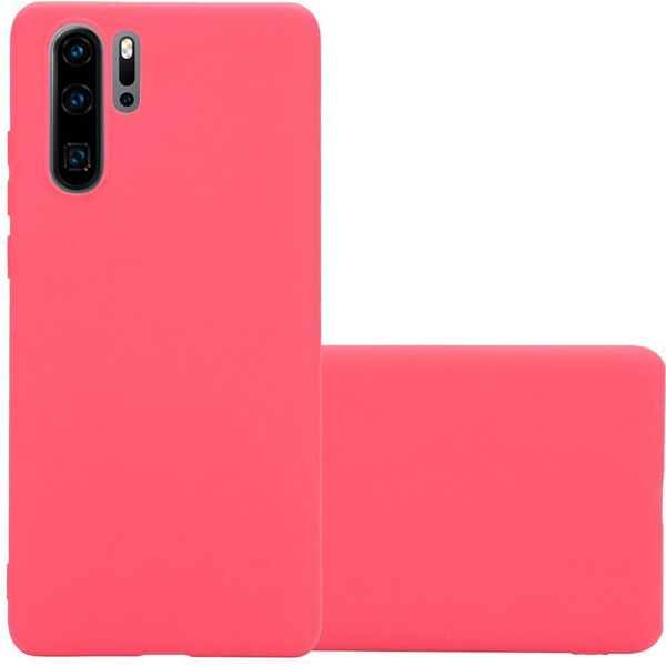 Custodia Cadorabo Per Huawei P30 Pro Custodia Protettiva In Rosso Custodia Per Cellulare Tpu Custodia In Silicone Cover-image