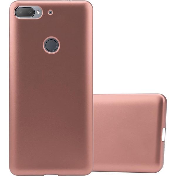Cadorabo Custodia Protettiva Per Htc Desire 12 Plus In Rosa Custodia Del Telefono Cellulare Custodia In Silicone Tpu Custodia Cover Case-image