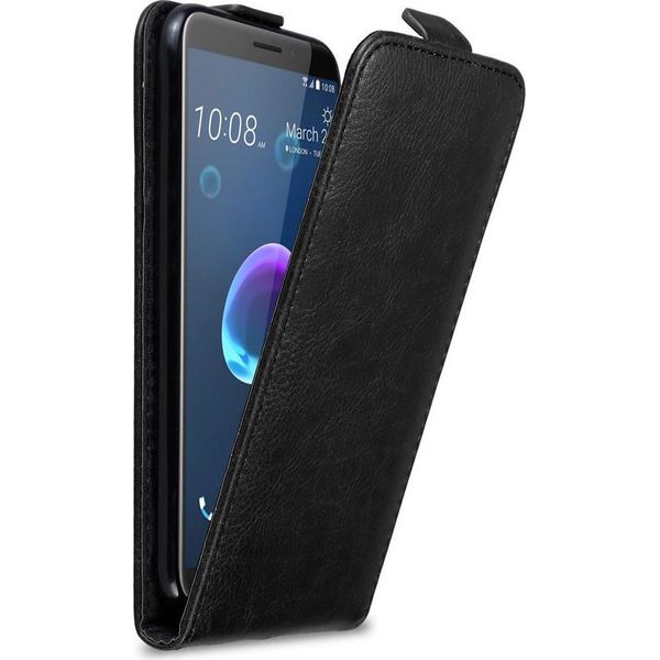 Cadorabo Cover Per Htc Desire 12 Cover Protettiva In Nero Flip Case Custodia Per Telefono Cellulare Case Cover-image
