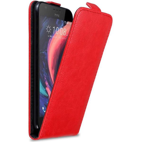 Custodia Cadorabo Per Htc Desire 10 Lifestyle / Desire 825 Custodia Protettiva In Rosso Custodia Flip Per Cellulare Custodia Cover-image