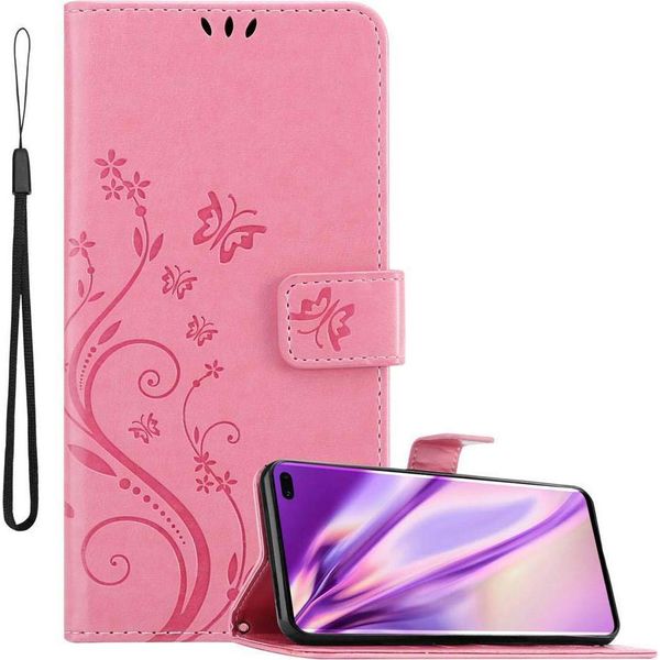 Cadorabo Cover Per Samsung Galaxy S10 Plus Cover Protettiva In Rosa Cover Protettiva Cover Telefono Cellulare Cover Fiori Custodia Fiore-image