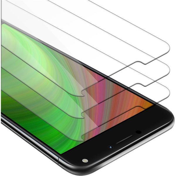 Cadorabo 3X Proteggi Schermo Blindato Per Asus Zenfone 4 Max In Vetro Temperato Trasparente-image