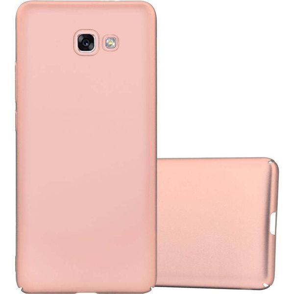Cadorabo Cover Per Samsung Galaxy A7 2017 Cover Protettiva In Rosa Custodia Rigida Cover Per Telefono Cellulare-image