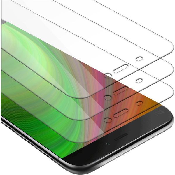Cadorabo 3X Pellicola Blindata Per Xiaomi Mi 5 Pellicola Protettiva In Vetro Temperato Trasparente Screen Protector-image
