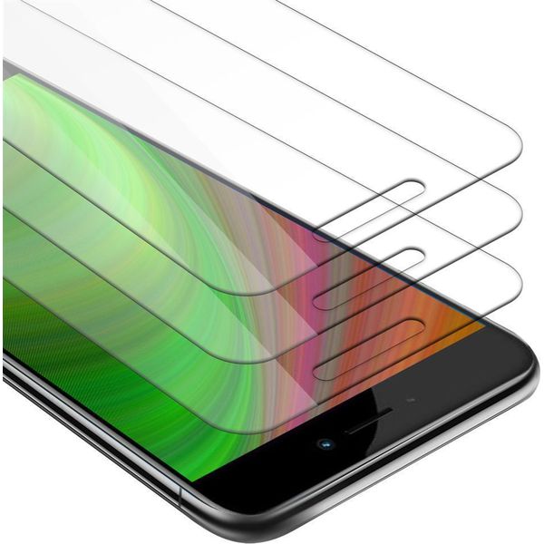 Cadorabo 3X Pellicola Blindata Per Huawei P8 Lite 2017 Pellicola Protettiva In Vetro Temperato Trasparente Screen Protector-image