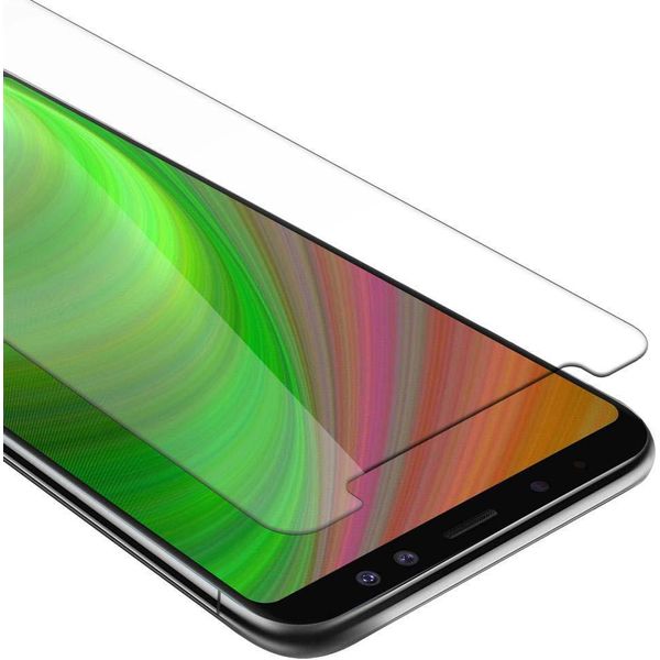 Cadorabo Pellicola Blindata Per Samsung Galaxy A8 2018 Pellicola Protettiva In Vetro Temperato Trasparente Di Protezione Del Display-image