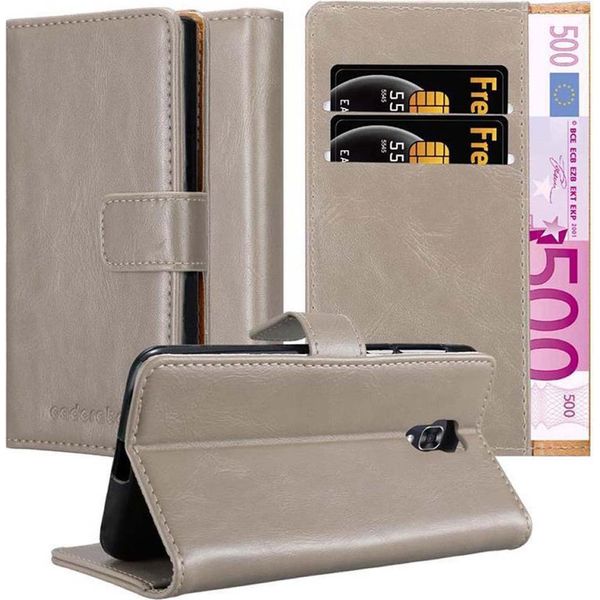 Cadorabo Cover Per Lg X Screen Cover Protettiva In Marrone Cover Per Cellulare Cover Libro Custodia-image