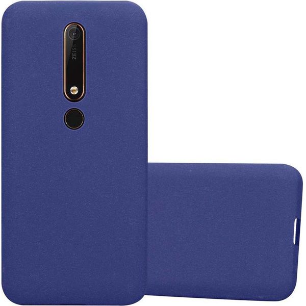 Cadorabo Custodia Protettiva Per Nokia 6.1 Custodia In Blu Telefono Cellulare Tpu Etui Cover Case-image