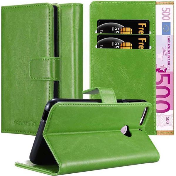 Cadorabo Cover Per Htc Desire 12 Plus Cover Protettiva In Verde Cellulare Cover Libro Case Case Case Lusso-image