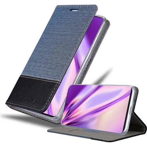Cadorabo Custodia Per Samsung Galaxy A91 / S10 Lite / M80S Custodia Protettiva In Blu Custodia Per Cellulare Custodia A Libro Cover-image