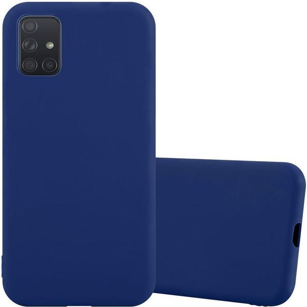 Custodia Cadorabo Per Samsung Galaxy A71 4G Custodia Protettiva In Blu Custodia Del Telefono Cellulare Tpu Silicone Custodia Cover-image