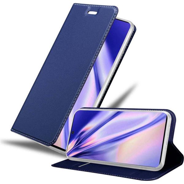 Cadorabo Custodia Per Cellulare Per Samsung Galaxy Note 10 Custodia Protettiva In Blu Cover Etui Book Case Booklet-image