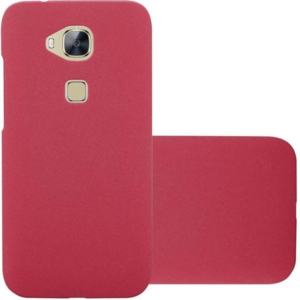 Cadorabo Custodia Protettiva Per Huawei Ascend G7 Plus / G8 / GX8 Custodia In Rosso Custodia Rigida Per Telefono Cellulare Cover-image