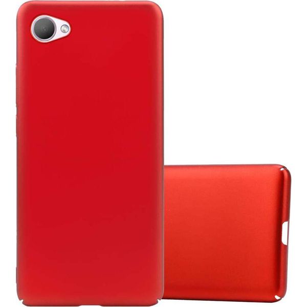 Cadorabo Cover Per Htc Desire 12 Cover Protettiva In Rosso Custodia Rigida Per Telefono Cellulare Cover Case-image