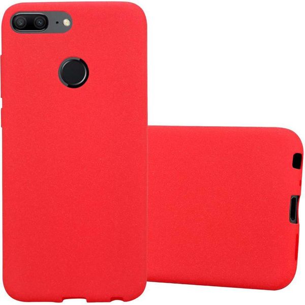 Cadorabo Custodia Protettiva Per Honor 9 Lite Custodia In Rosso Per Telefono Cellulare Tpu Etui Cover Case-image