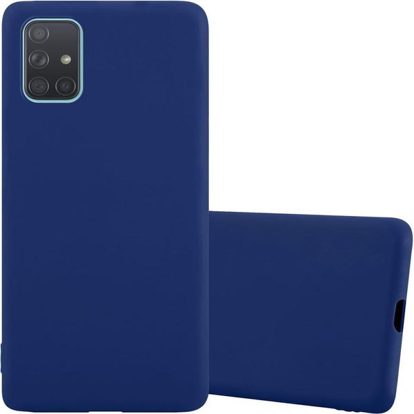 Cadorabo Custodia Per Samsung Galaxy A71 5G Custodia Protettiva In Blu Custodia Del Telefono Cellulare Tpu Silicone Custodia Cover-image