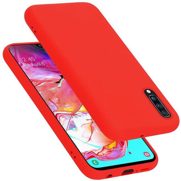 Cadorabo Custodia Protettiva Per Samsung Galaxy A70 / A70S Custodia In Rosso Telefono Cellulare Custodia Cover Tpu Etui-image