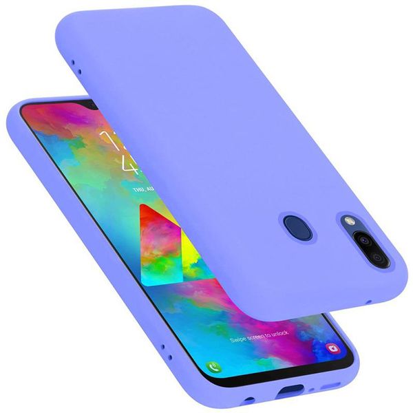 Cadorabo Custodia Protettiva Per Samsung Galaxy M20 Custodia In Viola Telefono Cellulare Custodia Cover Tpu Etui-image