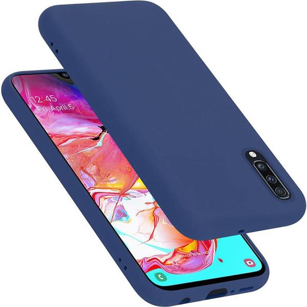 Cadorabo Custodia Protettiva Per Samsung Galaxy A70 / A70S Custodia In Blu Telefono Cellulare Custodia Cover Tpu Etui-image