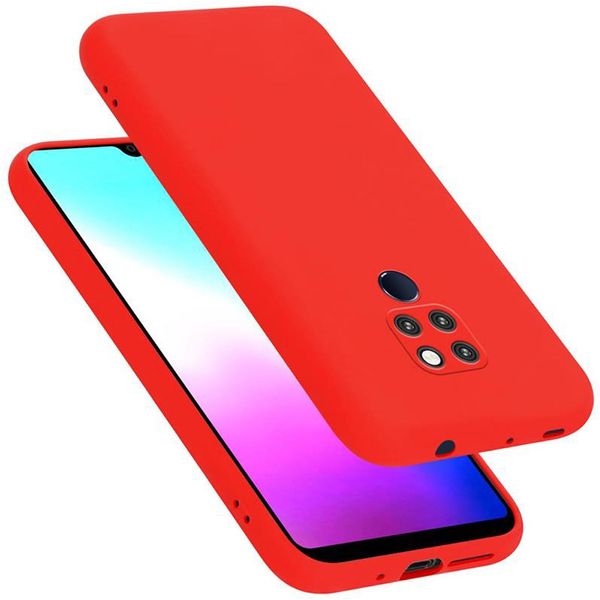 Cadorabo Custodia Protettiva Per Huawei Mate 20 Caso In Rosso Telefono Cellulare Case Cover Tpu Etui-image