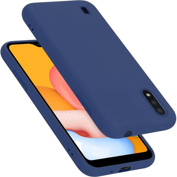 Cadorabo Custodia Protettiva Per Samsung Galaxy A01 Custodia In Blu Telefono Cellulare Case Cover Tpu Etui-image