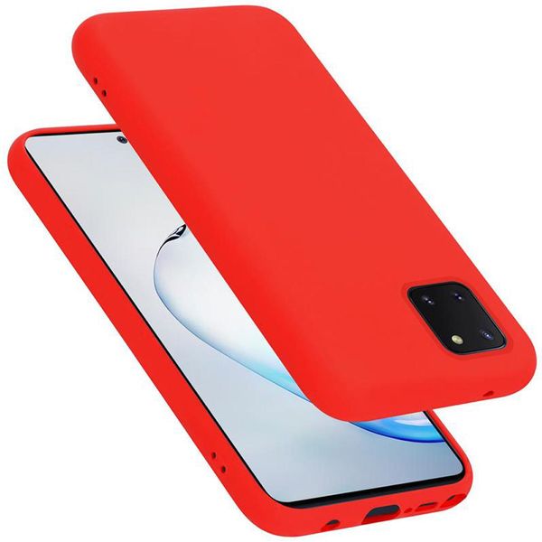 Cadorabo Custodia Protettiva Per Samsung Galaxy A81 / Note 10 Lite / M60S Custodia In Rosso Per Telefono Cellulare Custodia Cover Tpu Etui-image