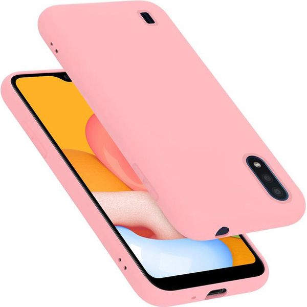 Cadorabo Custodia Protettiva Per Samsung Galaxy A01 Custodia In Rosa Telefono Cellulare Custodia Cover Tpu Etui-image