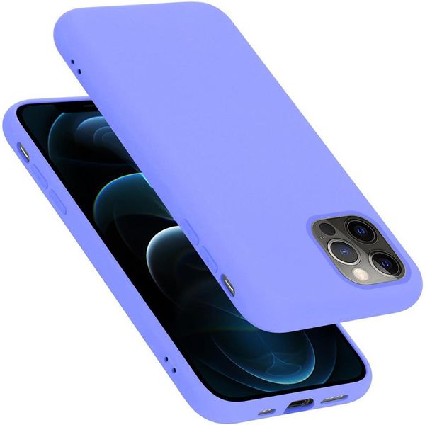 Cadorabo Custodia Protettiva Per Apple Iphone 12 / 12 Pro Custodia In Viola Telefono Cellulare Custodia Cover Tpu Etui-image