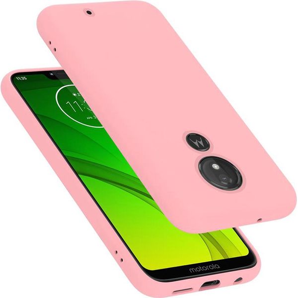 Cadorabo Custodia Protettiva Per Motorola Moto G7 Power In Rosa Custodia Del Telefono Cellulare Custodia Cover Tpu Etui-image