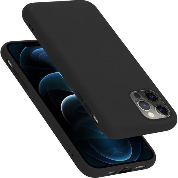 Cadorabo Custodia Protettiva Per Apple Iphone 12 Pro Max Custodia In Nero Telefono Cellulare Custodia Cover Tpu Etui-image