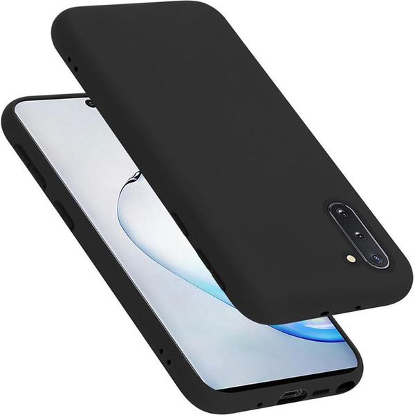 Cadorabo Custodia Protettiva Per Samsung Galaxy Note 10 Custodia In Nero Telefono Cellulare Custodia Cover Tpu Etui-image