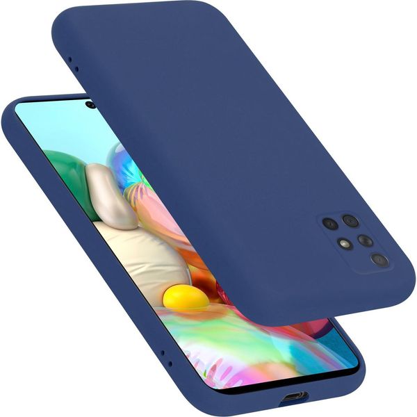 Cadorabo Custodia Protettiva Per Samsung Galaxy A51 4G / M40S Custodia In Blu Telefono Cellulare Custodia Cover Tpu Etui-image